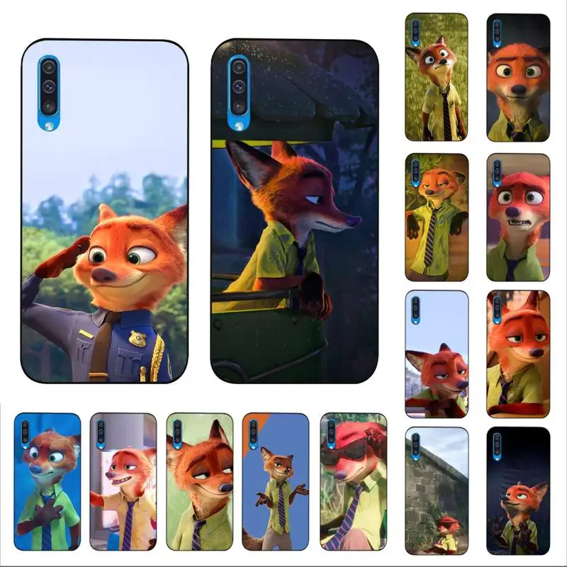 

Disney Nick Wilde Phone Case for Samsung A51 01 50 71 21S 70 31 40 30 10 20 S E 11 91 A7 A8 2018