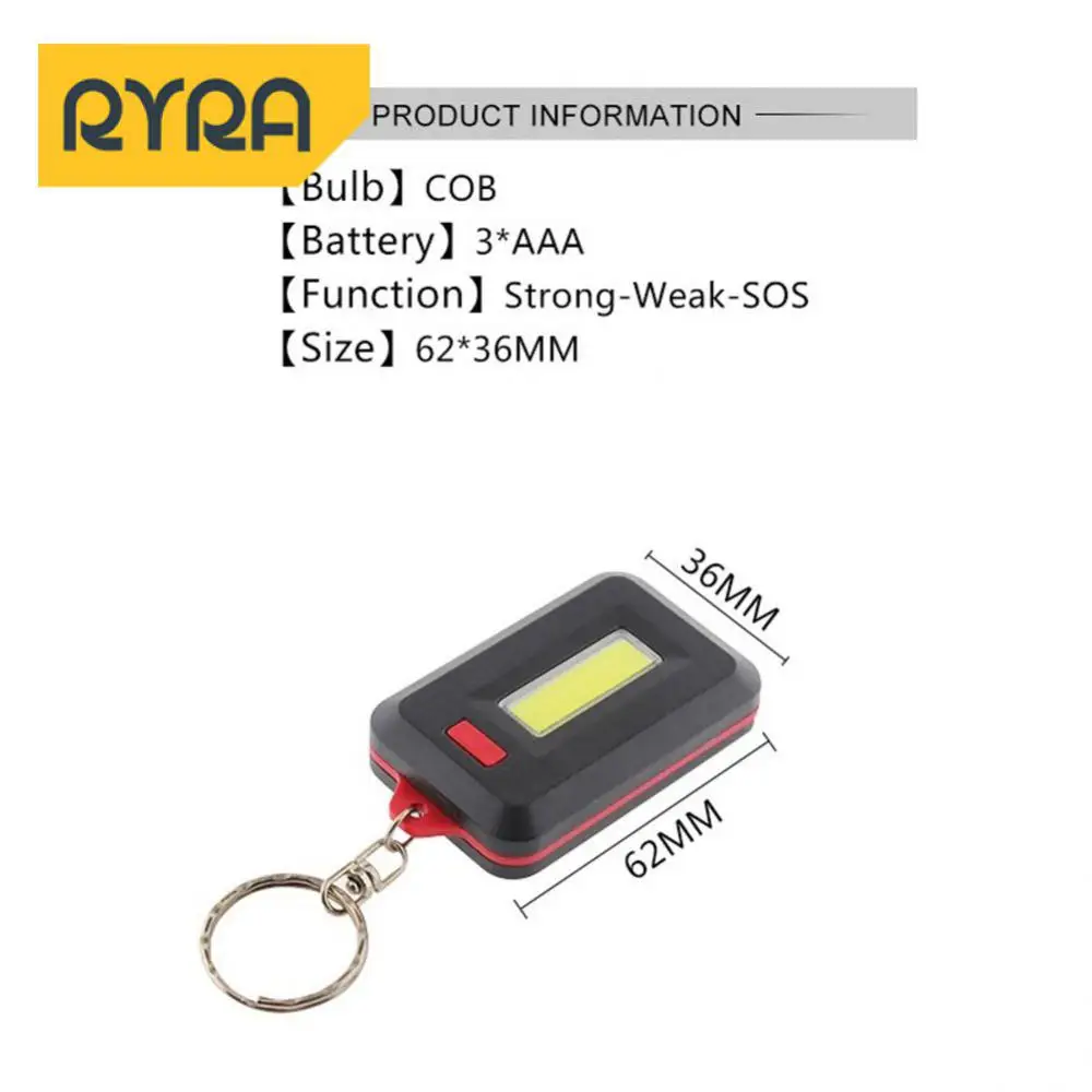 

Мини-лампа для кемпинга, пешего туризма, рыбалки, с карабином, 3 режима освещения