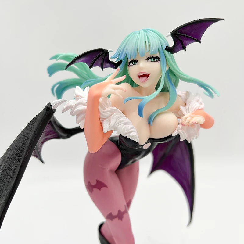 23cm Darkstalkers Bishoujo Morrigan Aensland Sexy Anime Figure Vampire Hunter Action Adult Model Doll Toy |