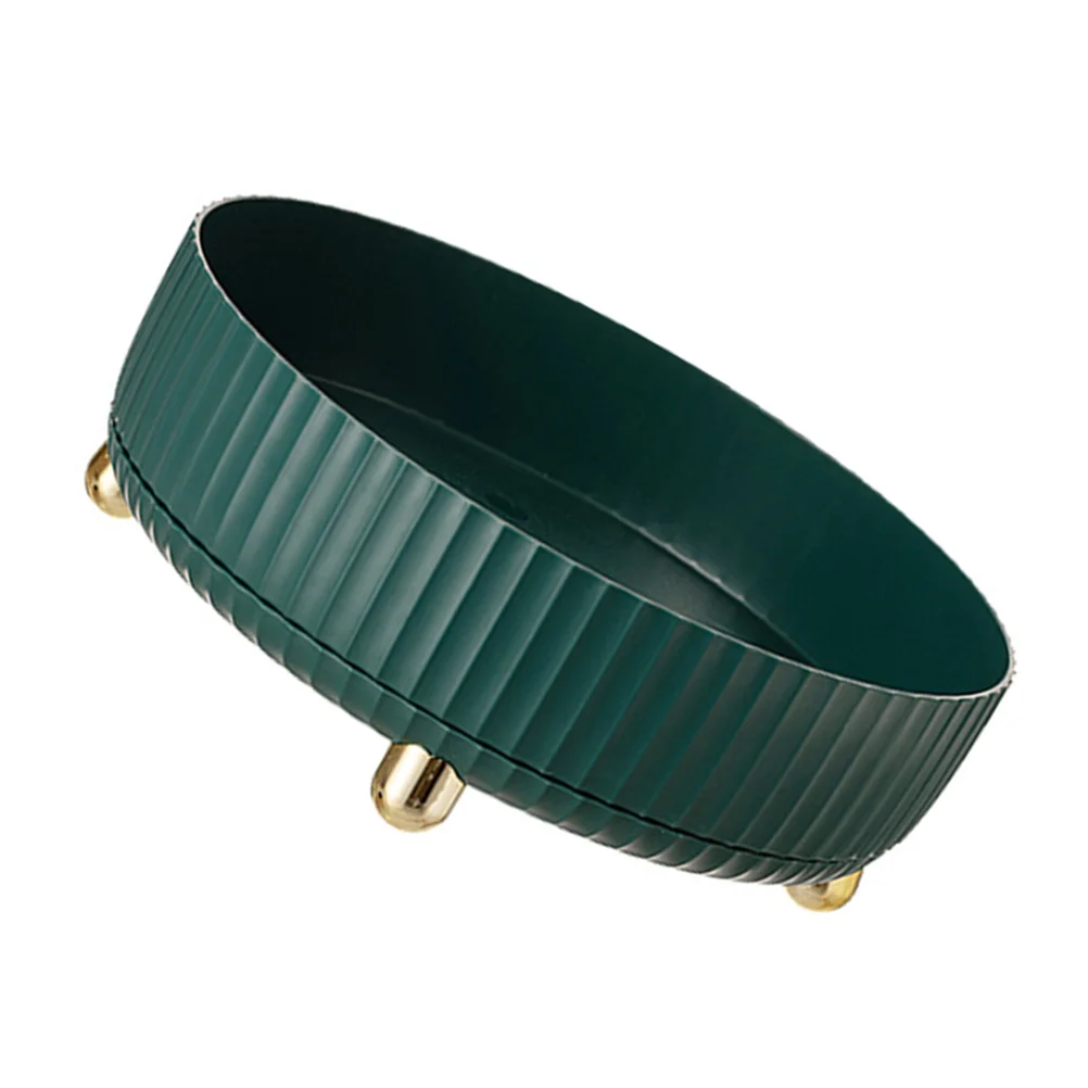 

Round Rotating Cosmetic Tray Plastic Rotating Organizer Tray Round Cosmetic Tray