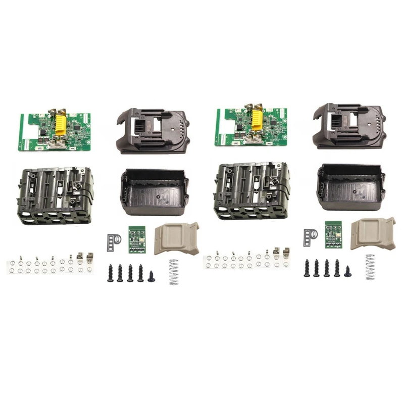 

2X 18650 Battery Case For Makita 18V With PCB Circuit Board LED Indicator Power Tools BL1850 BL1830 Battery Case Kit