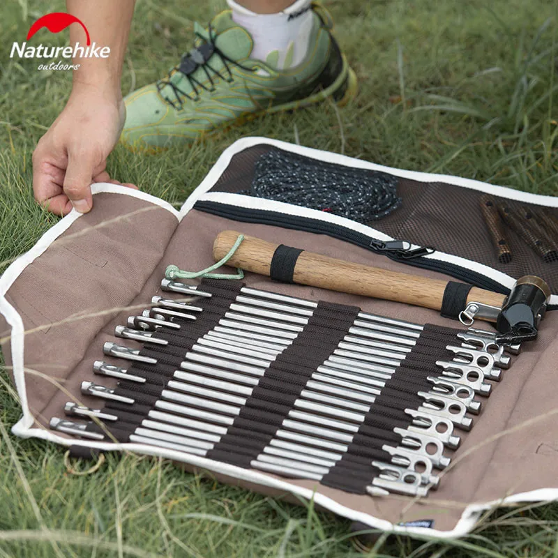 Naturehike сумка для хранения гвоздей 390 г/260 г снаряжение кемпинга портативный