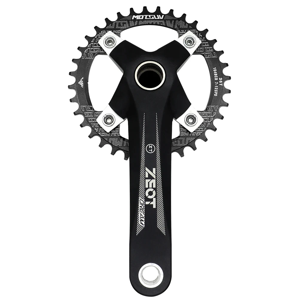 ZEOT 104BCD 170 мм коленчатый механизм для горного велосипеда 32/34/36/38T встроенный Hollowtech