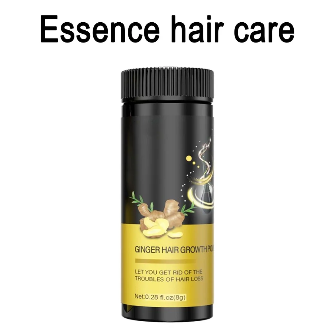 

1 Pc 8g Ginger Hair Growth Powder Black Hair Fibers Set Anti Hair Loss Herbal Hair Care Hair Growth Fibers Hair Loss Product