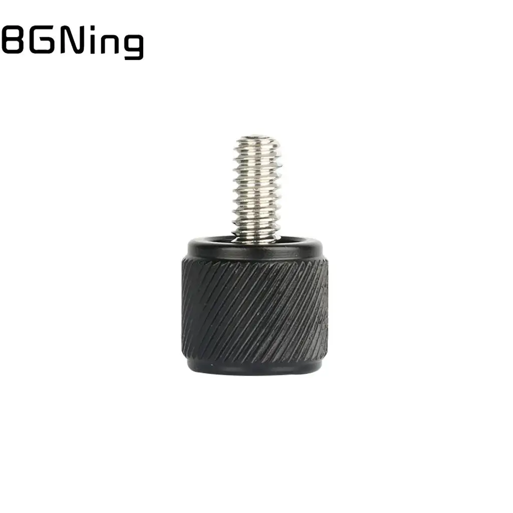 

5x 1/4" Aluminum Alloy Knurled Hand Stainless Steel Hand Tighten Thumb Screws DSLR Camera Tripod Sefie Stick Photo Accessories