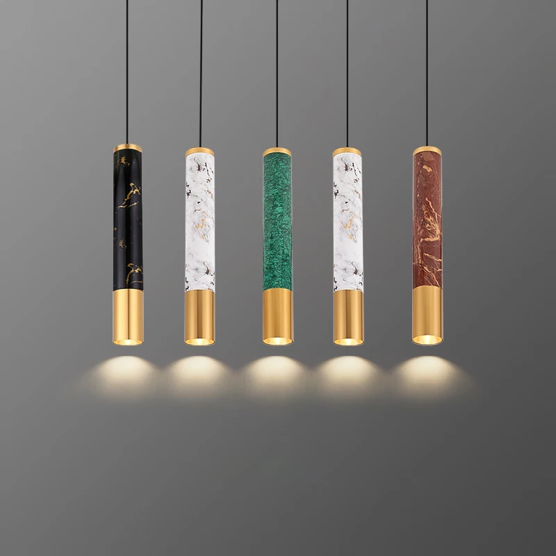 Светодиодная подвесная люстра с проводом длинный потолочный светильник COB для