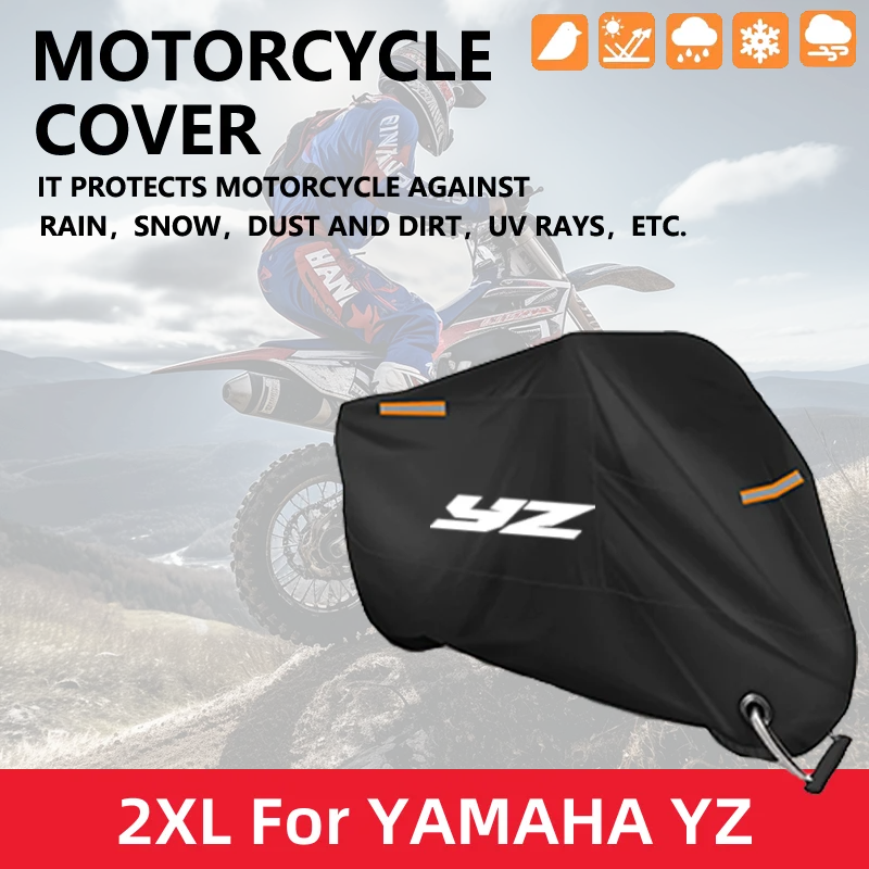 

Motorcycle Waterproof Full Cover For YAMAHA YZ 125 250F 250FX 450F 450FX 250 450 F FX Outdoor UV Protector Rain Dust Sunshade