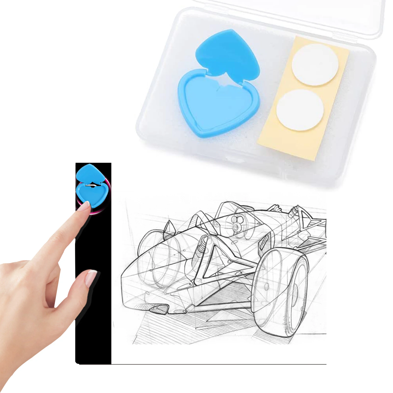 

Light Table Switch Protector Cover Light Box Board Power Button Covers Anti-Touch Protective Cover For Light Pad Light Table