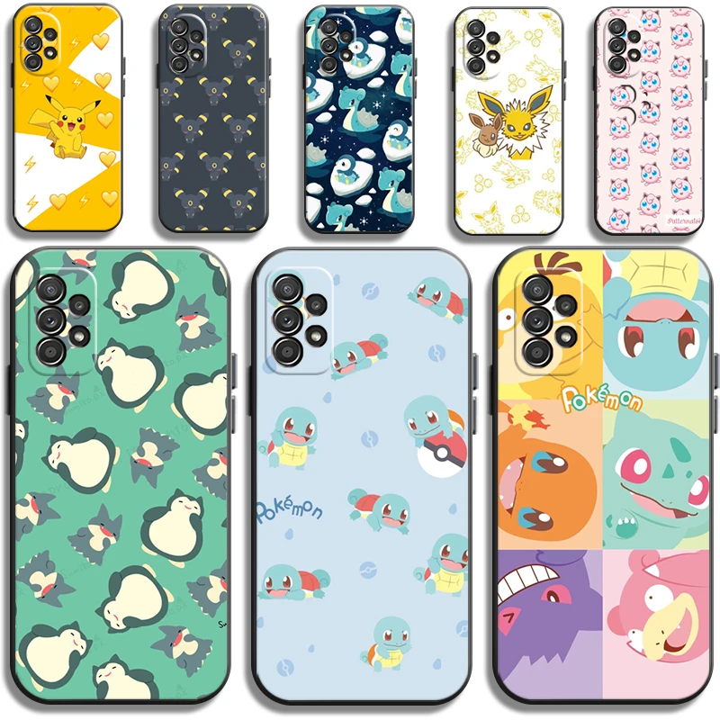 

Pokemon Pikachu Phone Cases For Samsung Galaxy A21S A31 A72 A52 A71 A51 5G A42 5G A20 A21 A22 4G A22 5G A20 A32 5G A11 Soft TPU