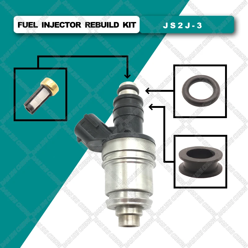 

Fuel Injector Service Repair Kit Filters Orings Seals Grommets for JS2J-3 for SUZUKI WAGON R 1999 LHD 1.0 PETROL