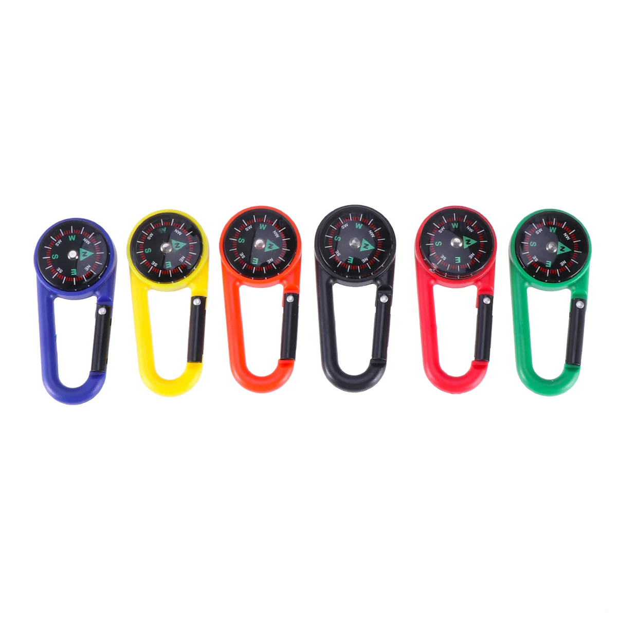 

Compass Carabiner Supplies Camping Accessories Hiking Outdoor Favors Party Prizes School Chain Key Filled Liquid Keyring Hook