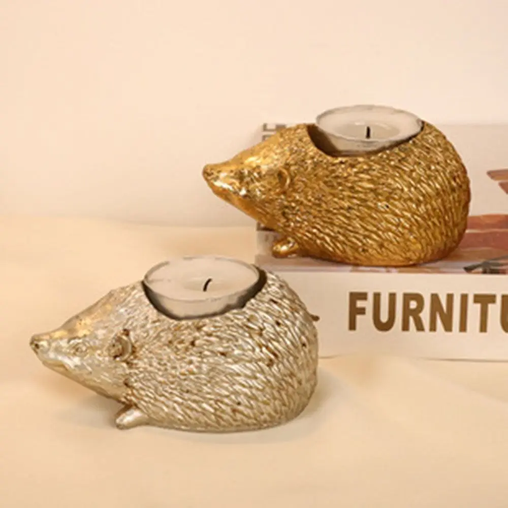 High Quality Ornament Resin Flameless Candle Holder Tealight Holder Home