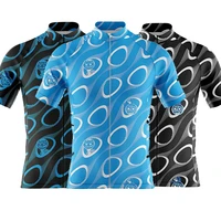 abstract kitten cat print 3 colors short sleeve cycling jersey top sports wear race cut mountain bike jersey
