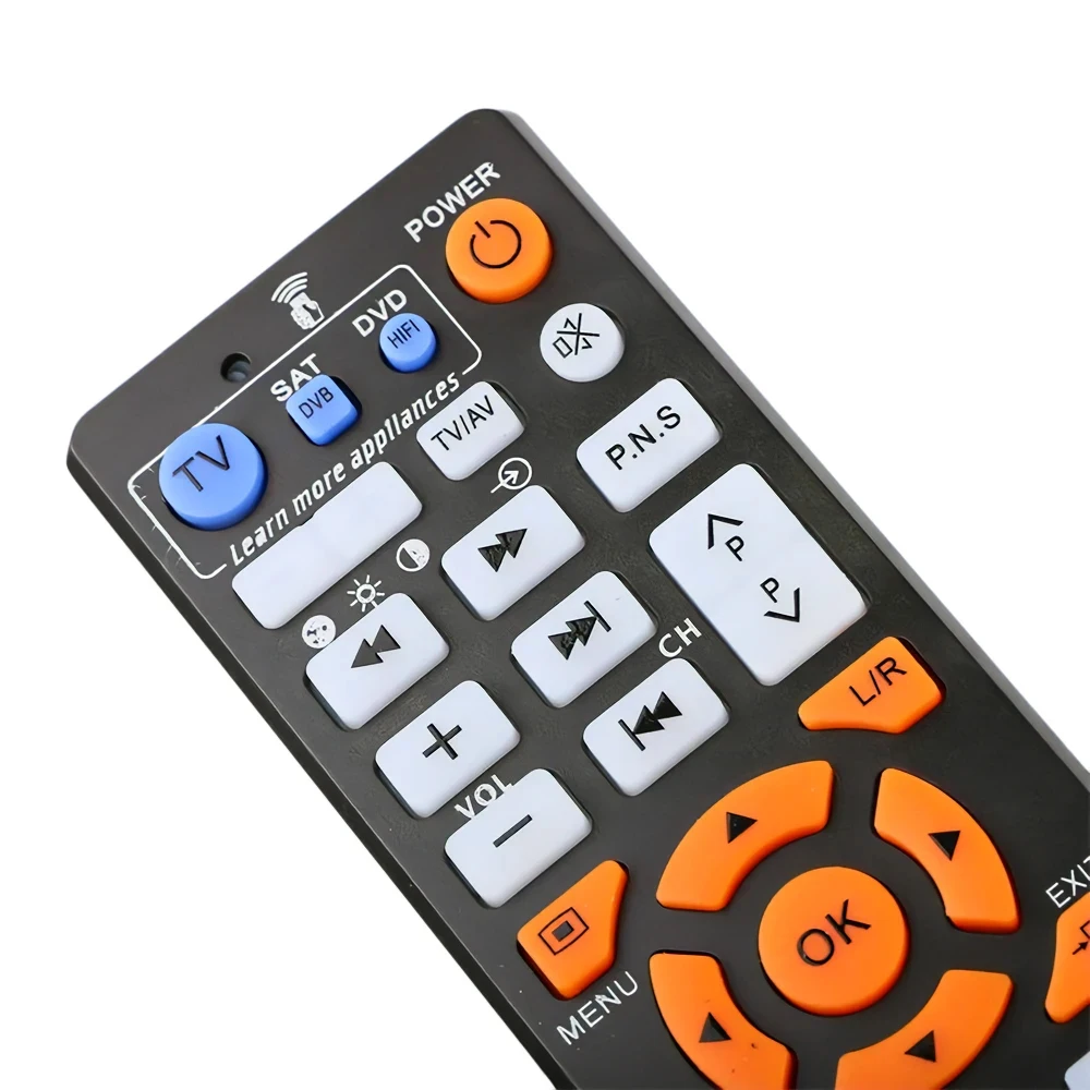 Фото L336 Universal Smart Remote Control With Learn Function For TV CBL DVD SAT STB DVB HIFI TV BOX VCR STR-T Learning Controller №3