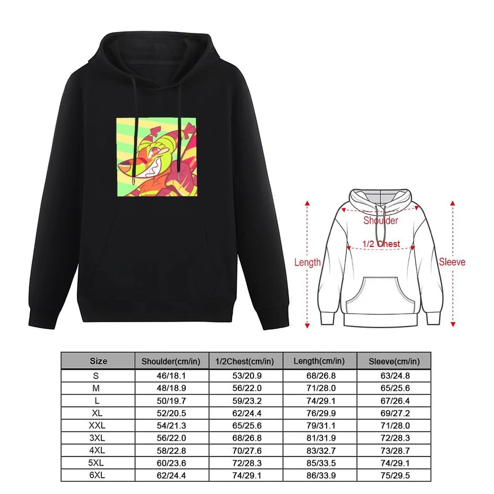 TQBF (Renard / The Quick Brown Fox) - Electrohell Pullover Hoodie мужская дизайнерская одежда дизайнерские