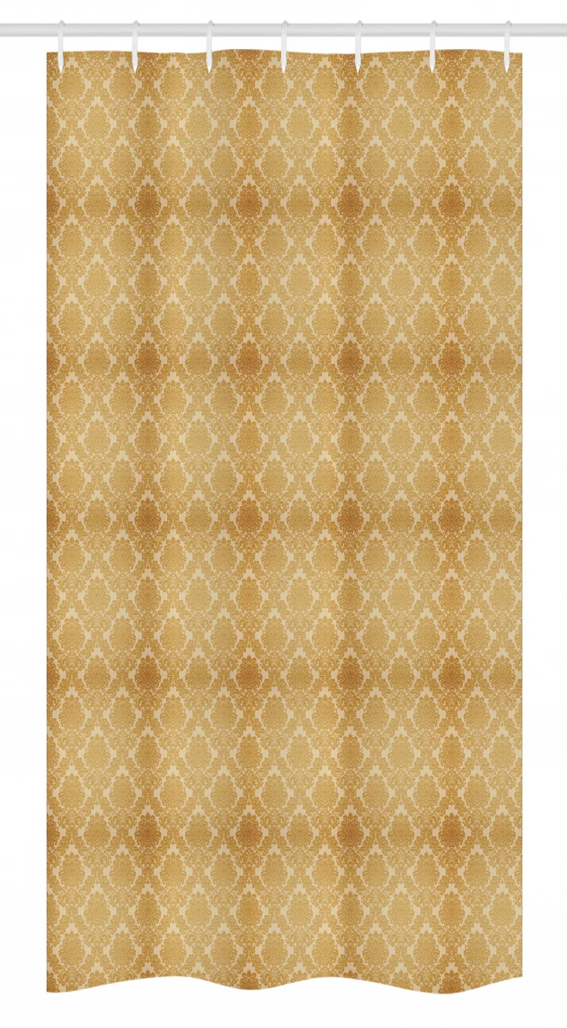 Пастельные коричневые Дамасские занавески для душа викторианский винтажный