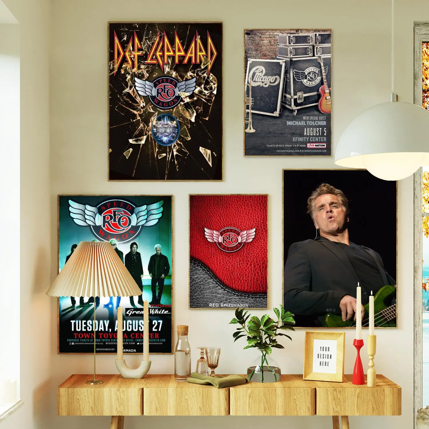 REO Speedwagon Band печать плакатов настенная живопись на холсте плакат для современной