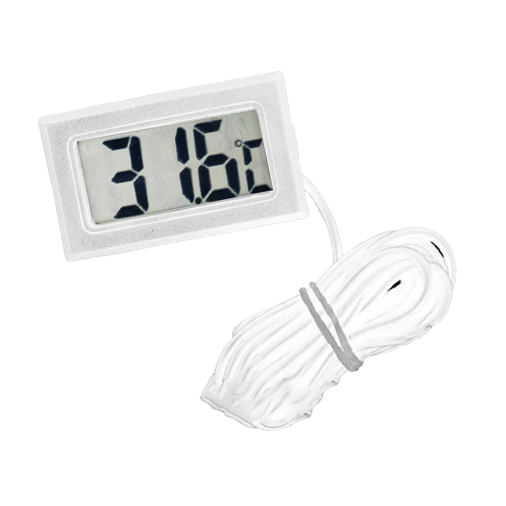 

Digital Hermometer Temperature Meter Gauge With Waterproof Sensor Probe -5-50℃ Garden Temperature Measuring Tools