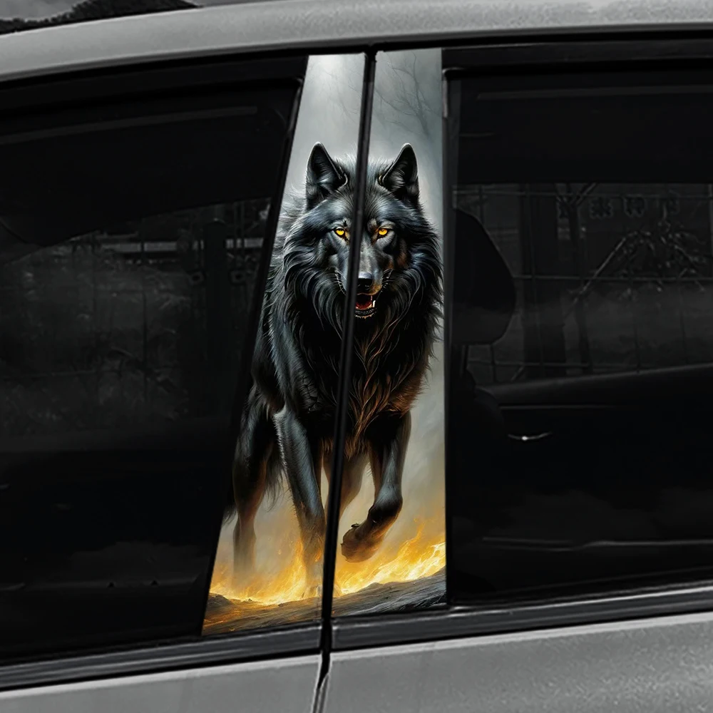 1/2 шт. водонепроницаемые автомобильные наклейки волк