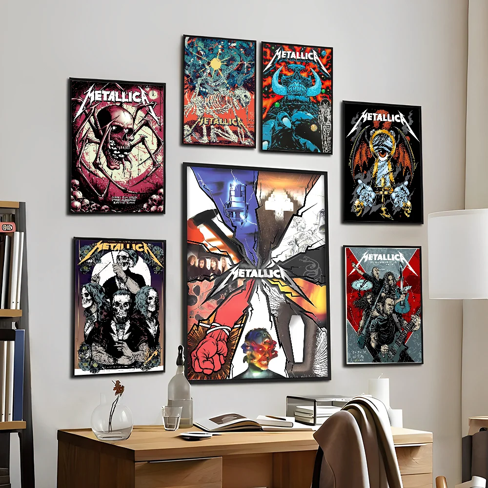 Группа M-METALLICA DIY липкий плакат водостойкая бумажная наклейка кофейня бар