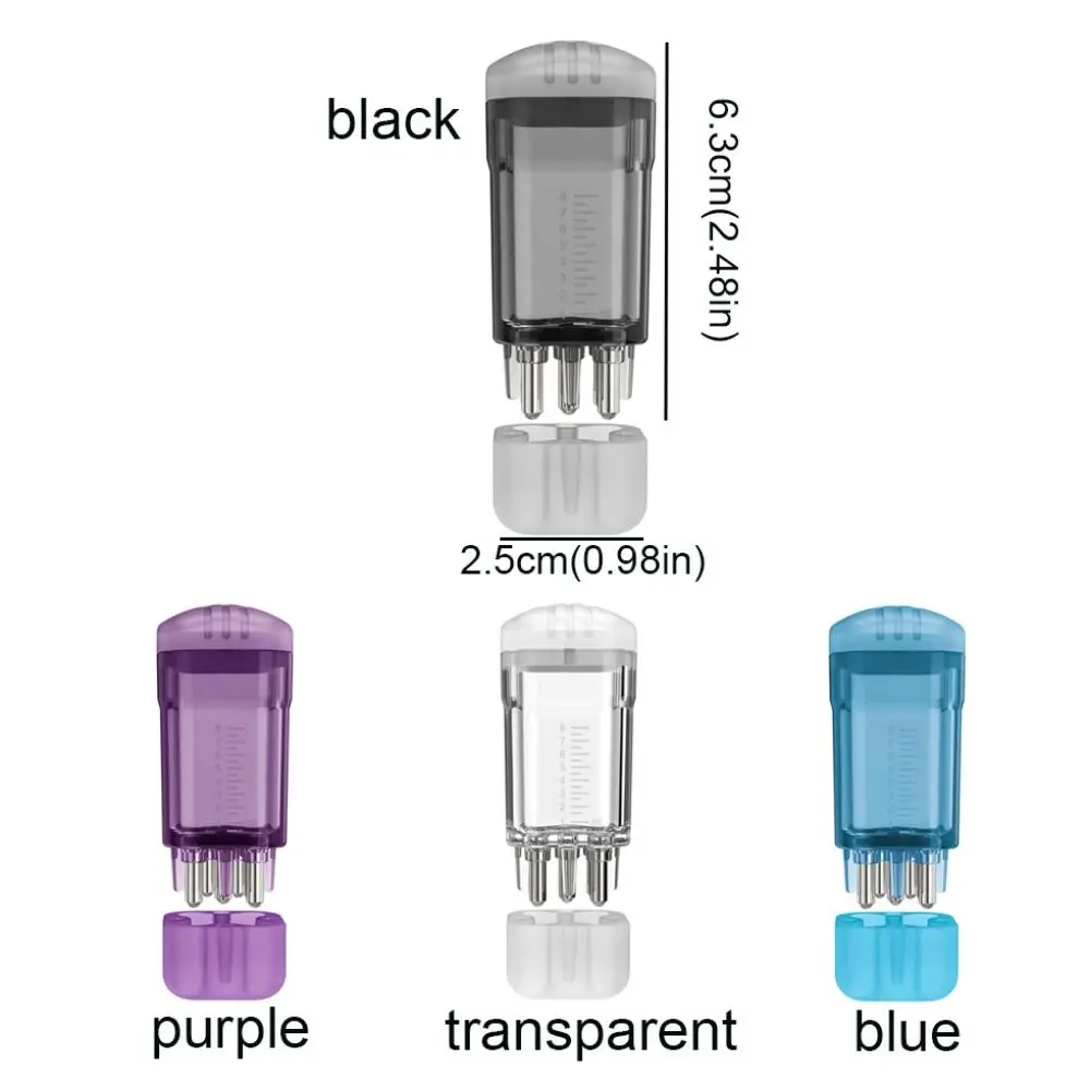Практичный аппликатор для кожи головы 8 мл мини-пластмассовый жидкий
