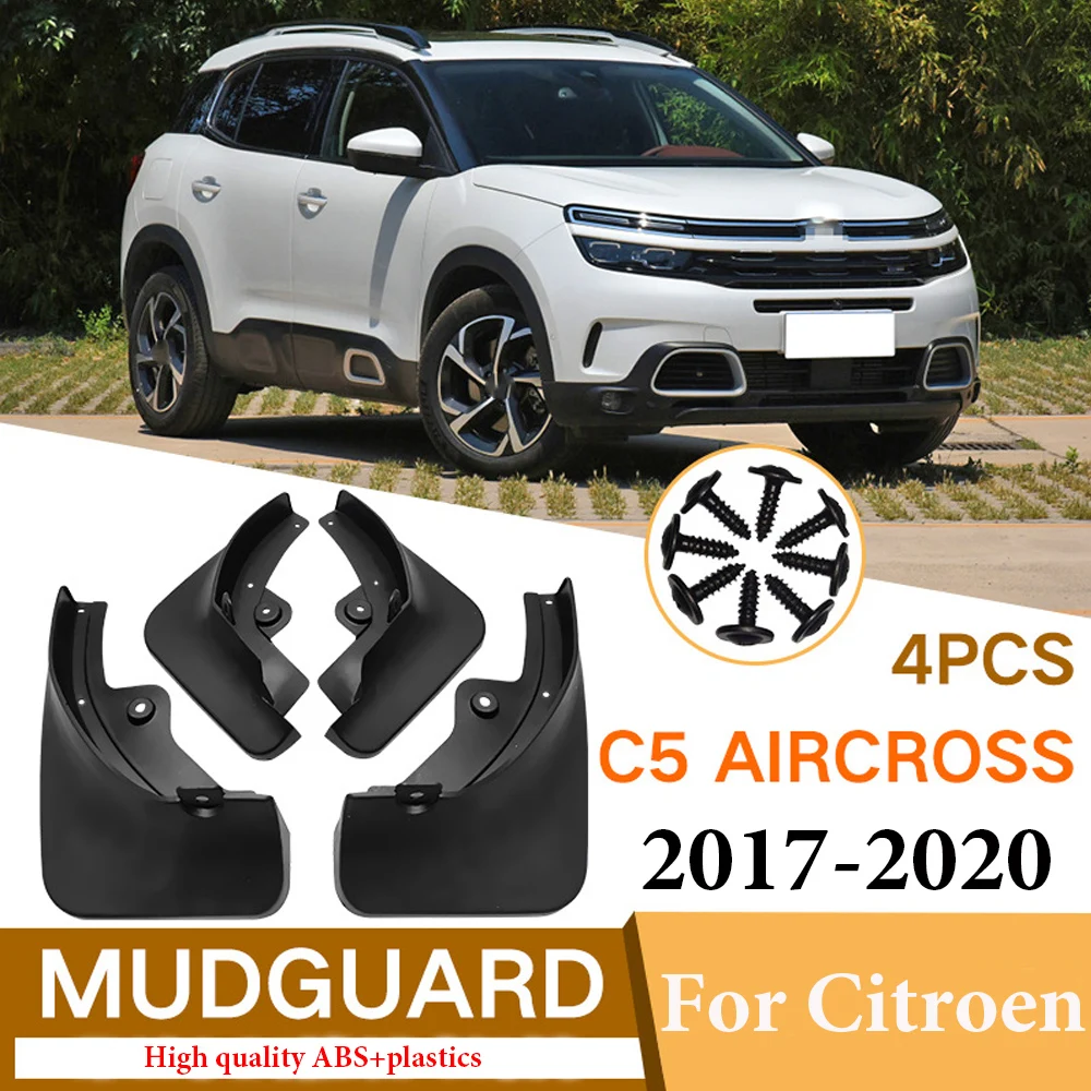 

4 шт., передние и задние щитки для Citroen C5 Aircross 2017 2018 2019 2020