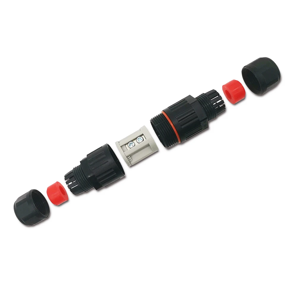 IP68 Быстрая подводка в клеммный блок Проводник Соединитель Электрическая Влагозащищенная Провод Кабель 2/3/5 Контакта Наружная Вилка Прямая.