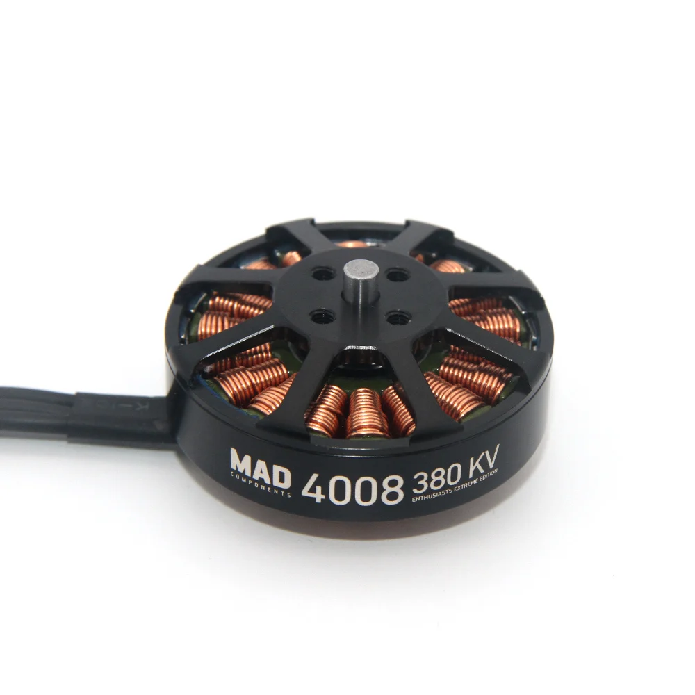 

Мотор бесщеточный MAD 4008 EEE 2 шт./корт. Кв с высоким упорным усилием для квадрокоптера 11-16 с опорами
