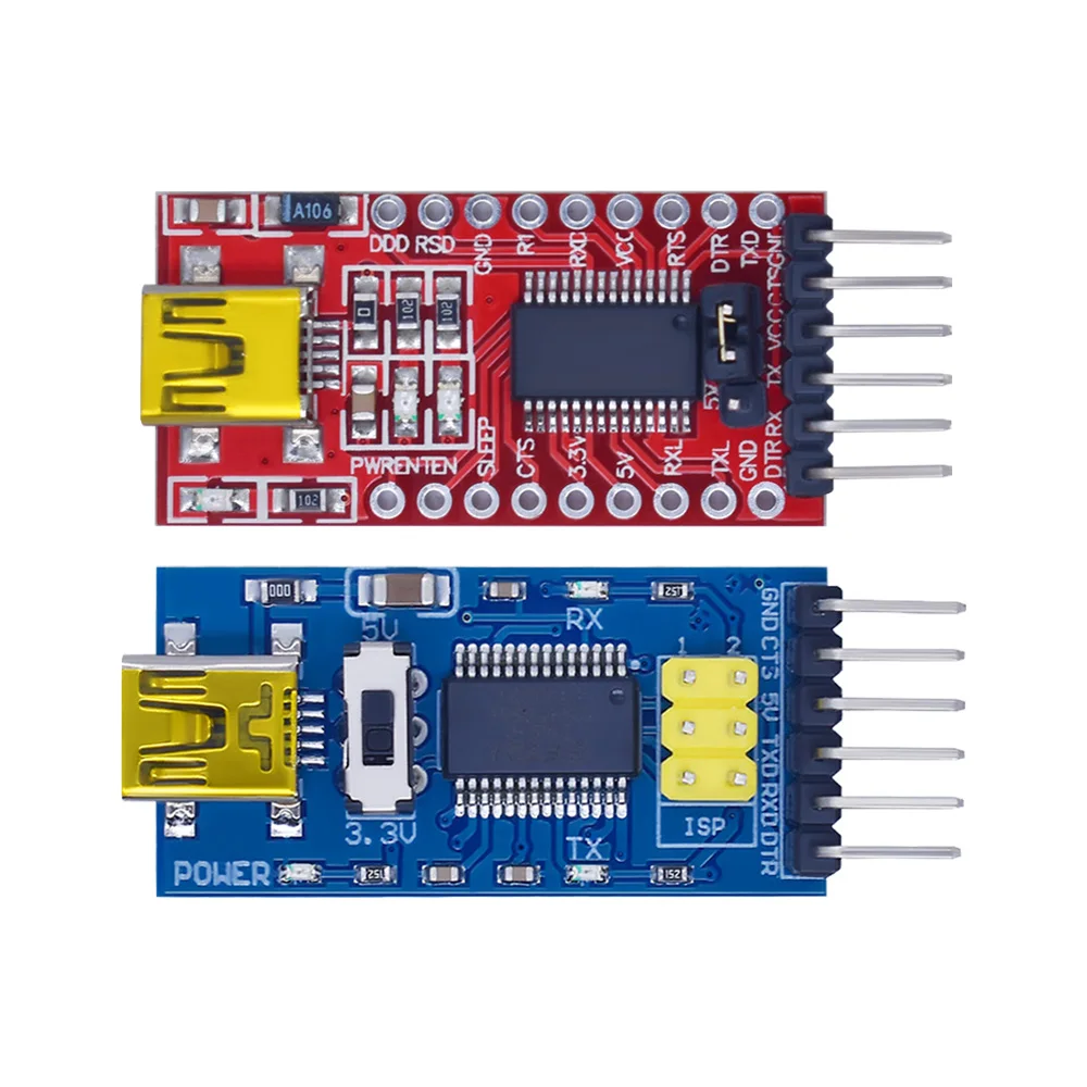 Модуль последовательного адаптера LIZAO FT232RL FTDI USB 3 В 5 в TTL для мини-порта Arduino FT232.
