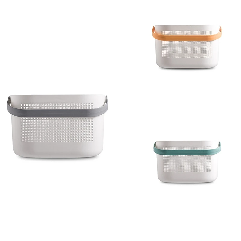 

Storage Baskets With Handles, Shower Caddy Basket Bathroom Shower Organizer For Bathroom, Kitchen