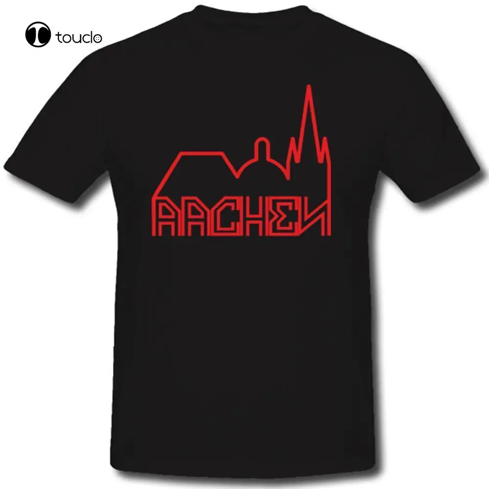 Новинка, хлопковая Футболка Aachen Dom wahрезеноу, почтовые инструкции Aachener Kaiserdom, летняя футболка унисекс