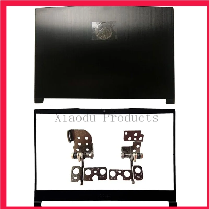 Новинка Черная задняя крышка для ноутбука MSI Bravo 15 MS-16WK 6 дюйма металлические петли