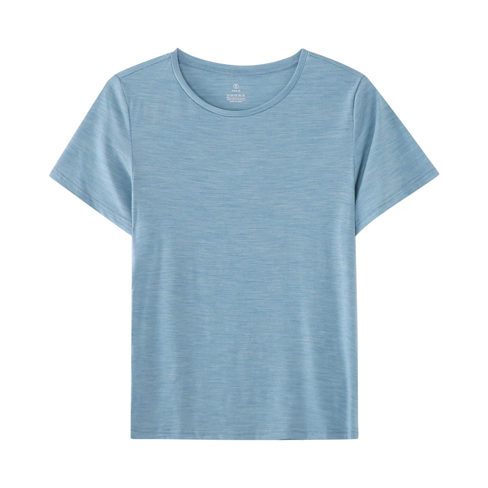 

New Spring Summer Lady's Fashion Cotton T-shirt With Stripes in Good Quality For Sale