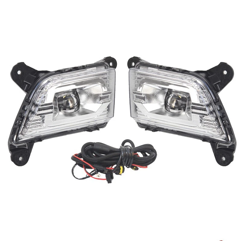 

Bumper LED Assembly Daytime Light Lamp Fog Lights Drive Fog Lamps Compatible for 2019 2020 Chevrolet Silverado 1500