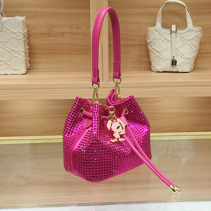 Сумка-хобо женская с розами клатч брендовый Роскошный дизайнерский саквояж на