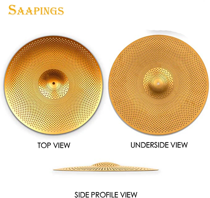 Тарелка с низким уровнем громкости тарелка для тренировок при столкновении 12