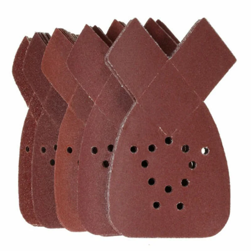 

50pcs Sandpapers Set Kit Grit Sander Attachments Replacement Parts Mouse Sanding Sheets Pads For Black & Decker
