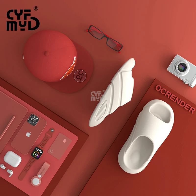 Women's Luxury Shoe for Woman Platform Comfortable Summer Slippers Wear-resistant 2023 EVA Designer Slides Bathroom Non-slip