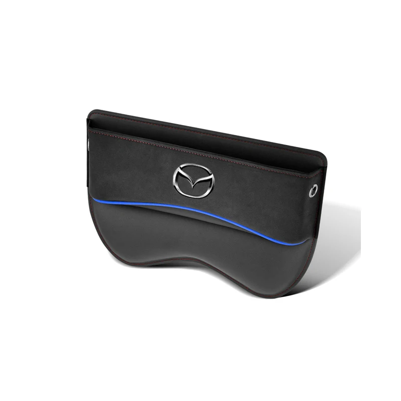 

Органайзер для автомобильного сиденья, кожаный щелевой ящик для хранения инструментов, аксессуары для Mazda CX3 CX5 BT50 Skyactiv Premacy Demio cx8 cx9 mx5