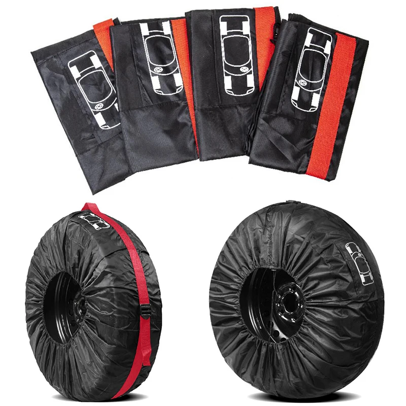 

Tire Cover Case Car Spare Tire Cover Storage Bags for Cars Wheel Accessories Portable Wheel Bags