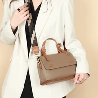 2022 new fashion luxury womens shoulder bag brand design handbag genuine leather chic crossbody bags wide straps top handle bag