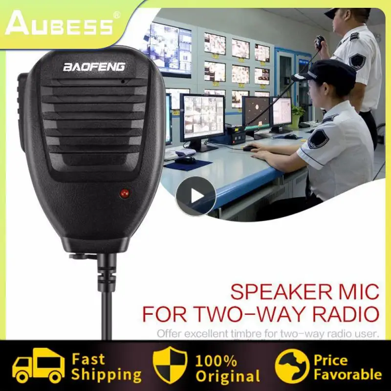 

2021 New Baofeng BF-888S UV5R Walkie Talkie Hand Microphone Speaker Mic Headset Two Way Radio Portable Radio Accessories