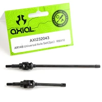 2pcs metal cvd drive shaft universal axle for 110 rc off road tube rack axial rbx10 upgrade parts accessories