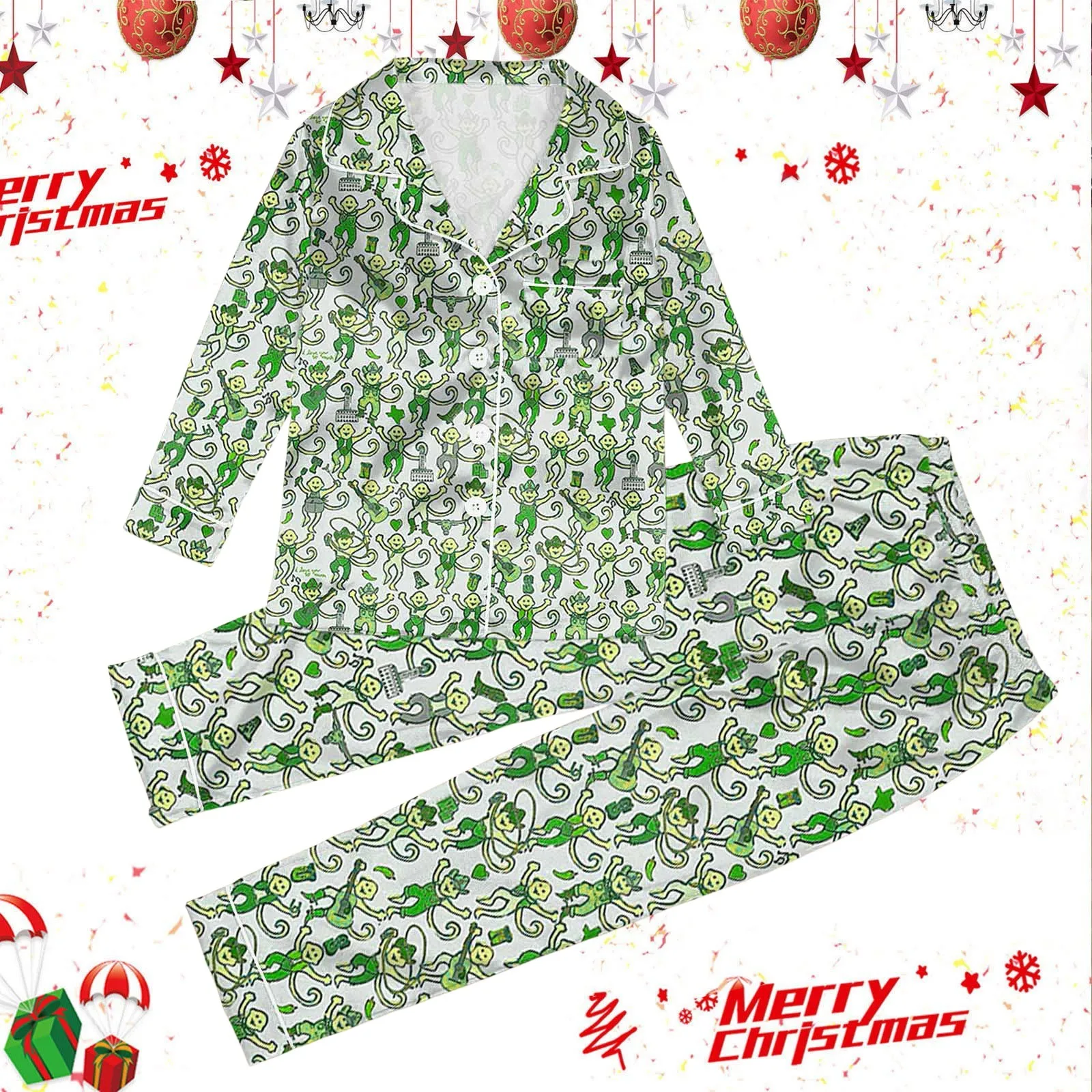 Пижамы с рисунком обезьяны рубашка брюки пижамные костюмы для детей детский