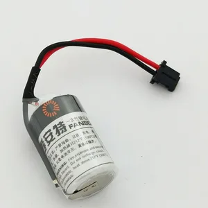 2pcs ER14250H 3.6V Primary Lithium Battery With Black Plug Parts Accessories