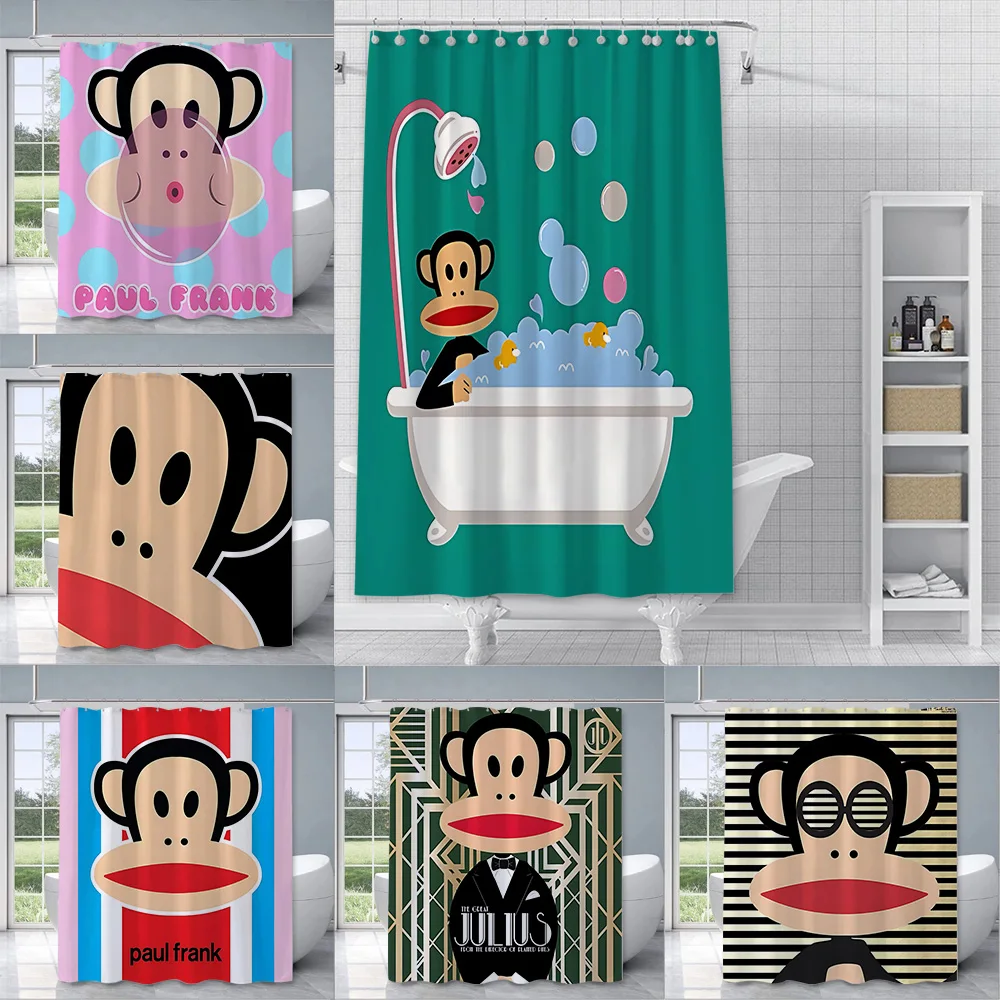 Изысканная занавеска для душа P-Paul с логотипом Фрэнка водонепроницаемые шторы