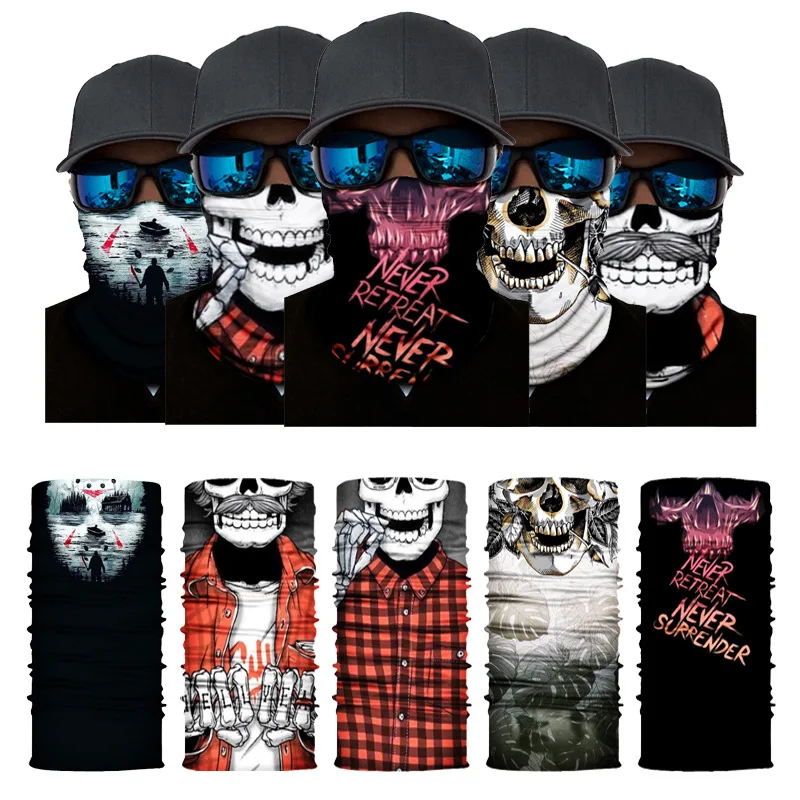 

Camouflage Cycling Face Mask Tactical Military Scarf Neck Gaiter Men Seamless Bandana Women Headband Balaclava Tube Face Shield