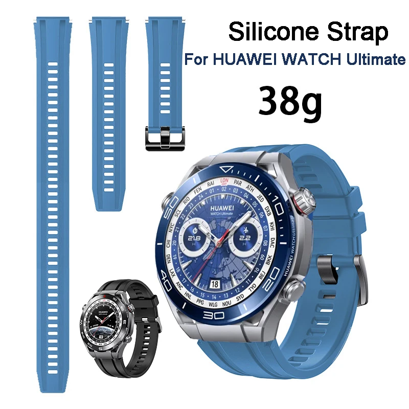 Cinturino In Silicone Per Huawei Watch Ultimate Bracciale Di Ricambio Correa Band Per Huawei Ultimate Watchband Ufficiale Stesso Stile