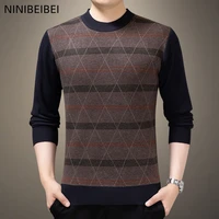 2022 winter mens sweater fleece warm knit sweater thickened oversized pullover mens clothing vintage sweater designer clothing