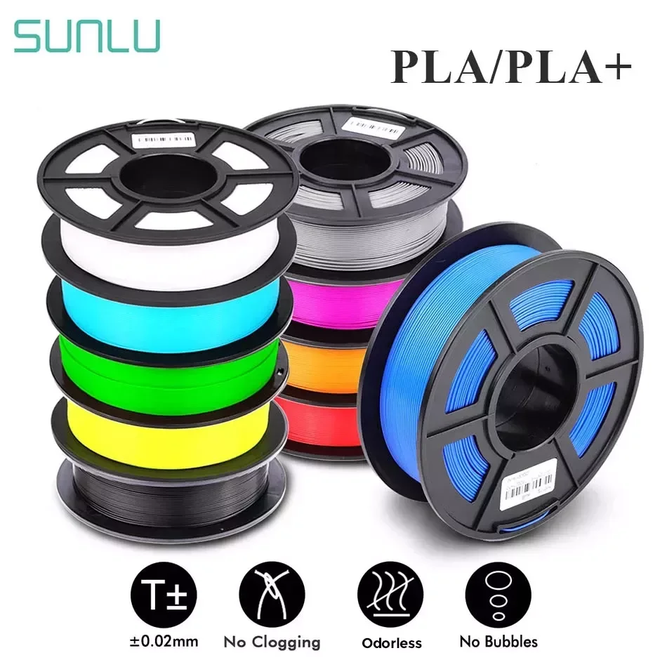 

NEW2023 PLA 1.75MM PLAPLUS 3D Printer Filament 1KG Tolerance +/-0.02MM Non-Toxtic Biodegradable Vacuum Packaging No Knots